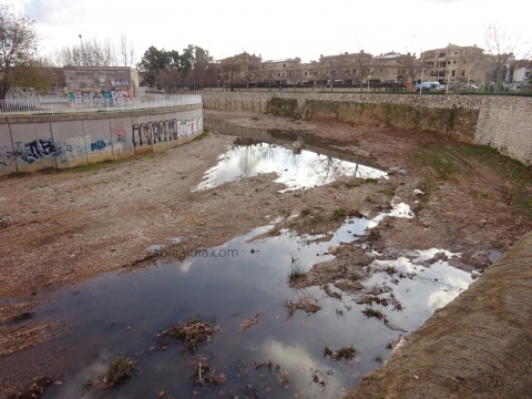 Ni rastro de vegetaci&oacute;n en el cauce del r&iacute;o Gorgos