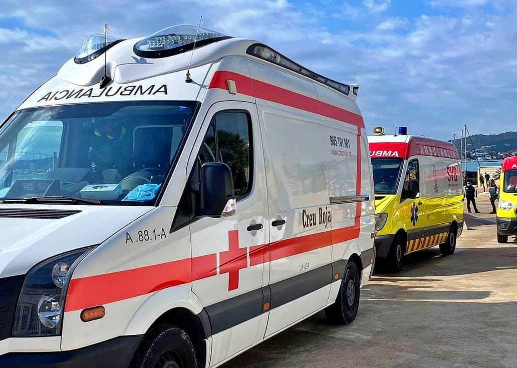 Ambulancia municipal de X&agrave;bia en una intervenci&oacute;n