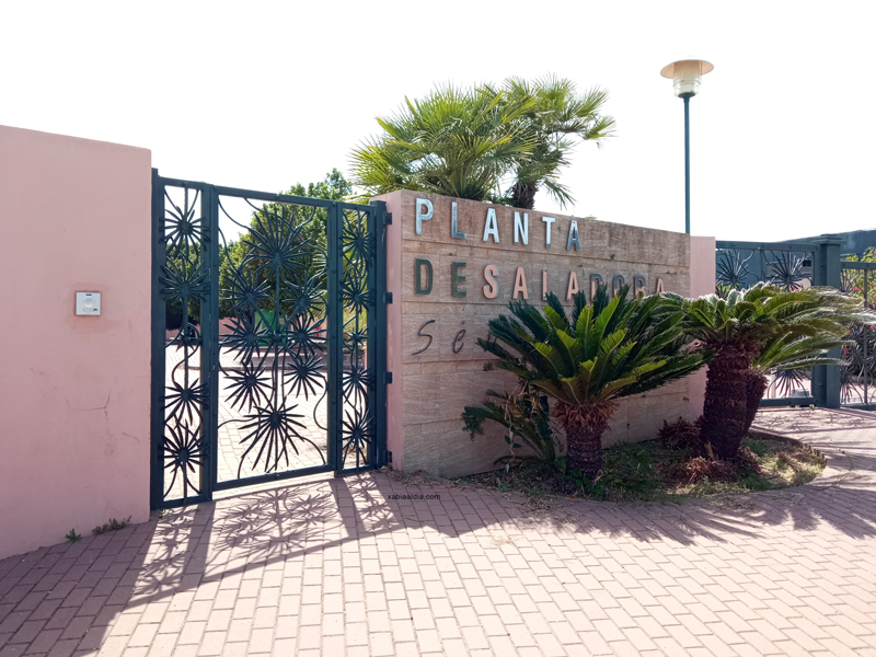 La planta desaladora de agua de mar Xàbia