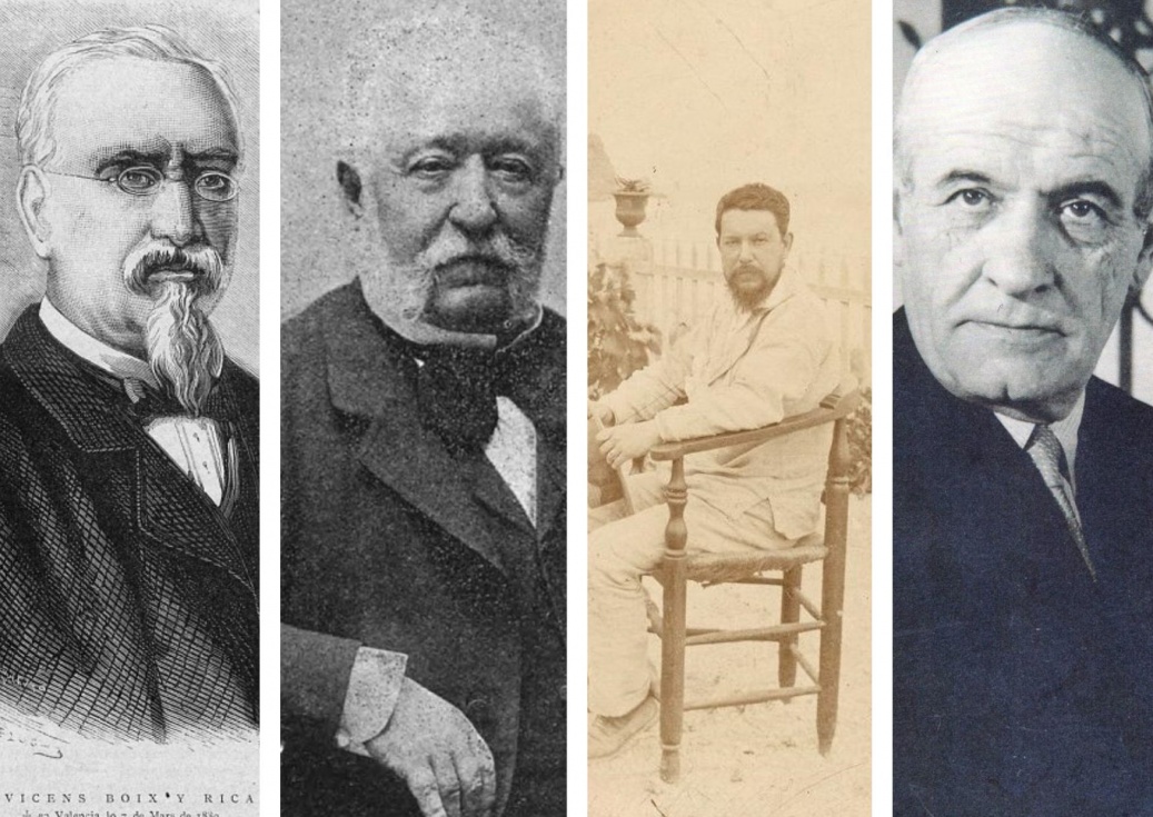 Vicente Boix, Ram&oacute;n de Campoamor, Joaqu&iacute;n Sorolla y Bastida, Jos&eacute; Ortega y Gasset.