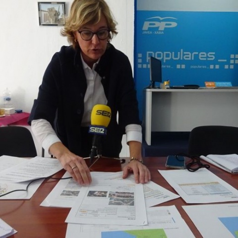 Una imagen de archivo de la portavoz popular en X&agrave;bia, Rosa Cardona