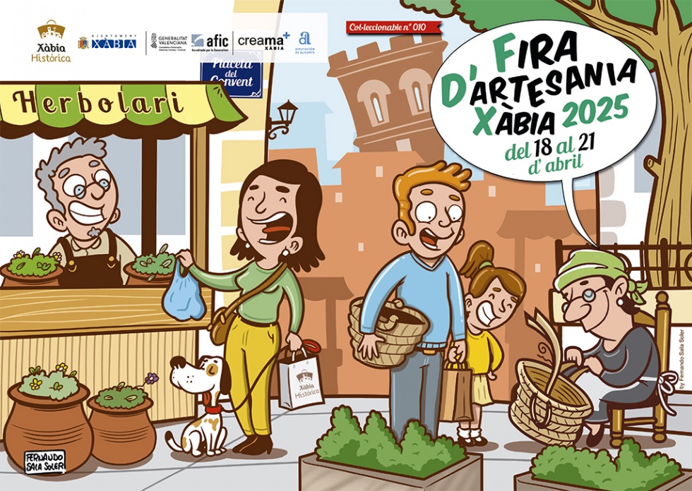 El dise&ntilde;ador e ilustrador local, Fernando Sala Soler, vuelve a crear la imagen de la Fira por d&eacute;cimo a&ntilde;o consecutivo.