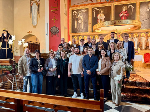 Mayoralesas 2026 y portadores de la imagen de Sant Francesc.