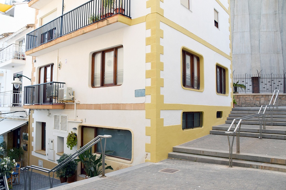Vista actual de la calle Pintor Sorolla del puerto de X&agrave;bia (&copy;&Aacute;lvaro Monfort)