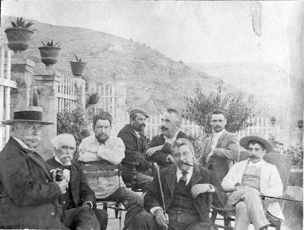 An&oacute;nimo. Joaqu&iacute;n Sorolla junto a sus amigos de X&agrave;bia. 1898. Colecci&oacute;n particular Gonz&aacute;lez Cirer