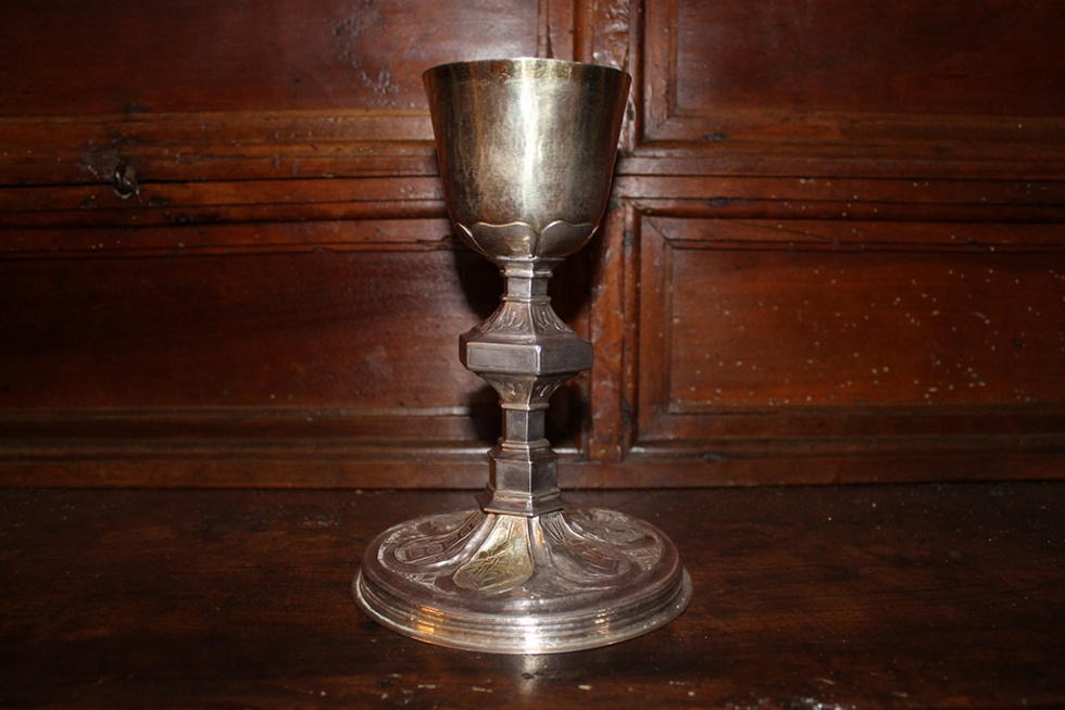 C&aacute;liz del siglo XVI de la iglesia de San Bartolom&eacute; de X&agrave;bia.