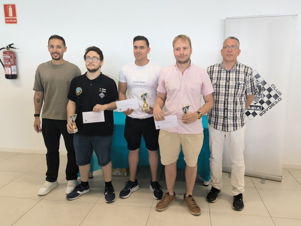 El maestro José Manuel Díaz conquista el V Memorial José María Campos de Ajedrez disputado en Xàbia