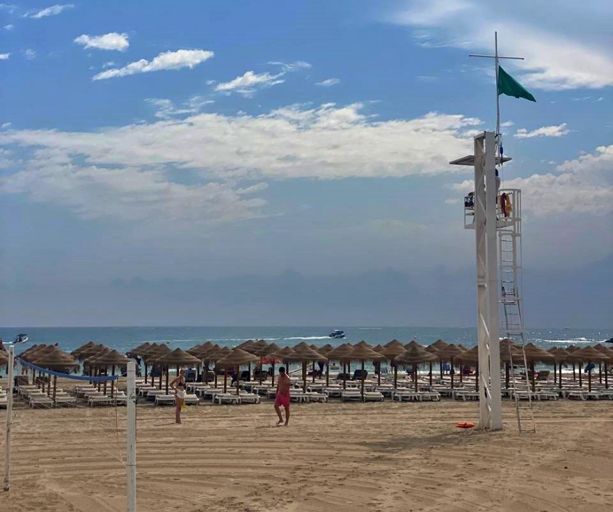Bandera verde playa Arenal de Xàbia