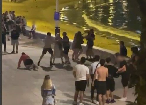 Imagen extra&iacute;da de uno de los v&iacute;deos que circulan por las redes sociales