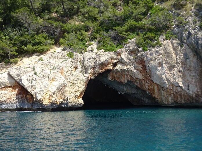 Imagen de archivo de la Cova del Llop en Xàbia