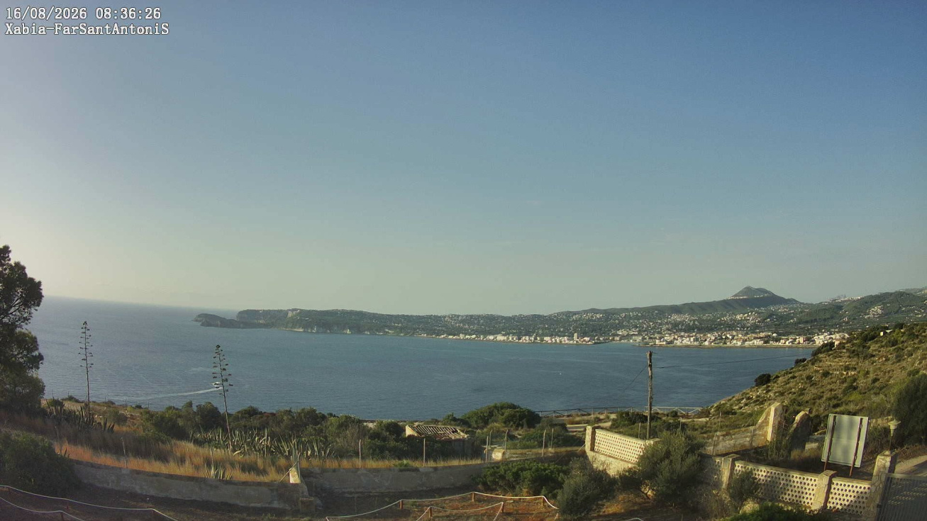 Xàbia respira ligeramente este domingo con un pequeño descenso de las temperaturas