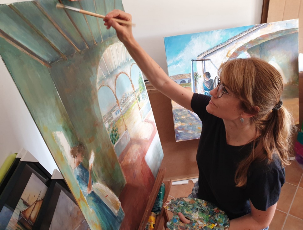 Una obra de la xabiera Joana Bisquert, seleccionada para el certamen de pintura Premio de Gredos