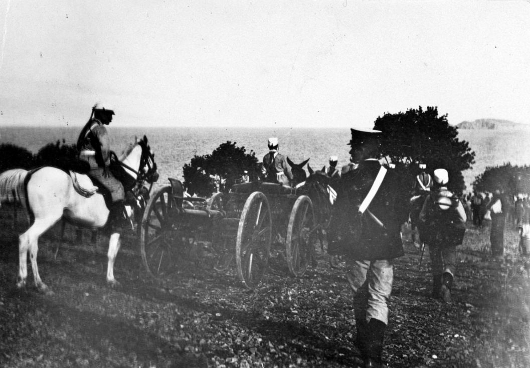 Anónimo. Tropas desplazadas a Xàbia. 1898, Fundació CIRNE, Xàbia, nº inv. Espinós 038 DPSBN