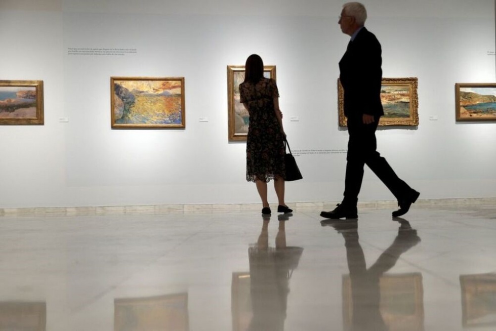 Obras de Sorolla en X&agrave;bia en la exposici&oacute;n de Bancaja (Foto: Fundaci&oacute;n Bancaja)