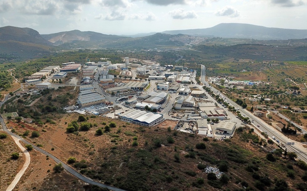 Imagen a&eacute;rea del Pol&iacute;gono Industrial de la Pedrera en Benissa