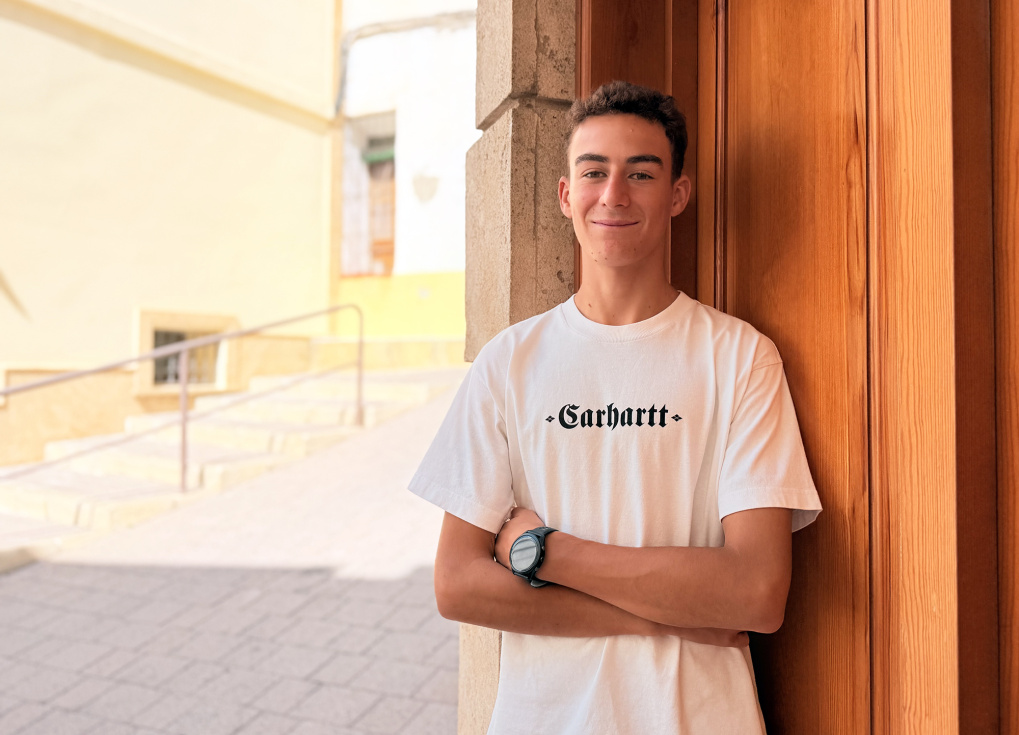 Marco García es el atleta de Benitatxell que quiere hacer de la Medicina la carrera de su vida