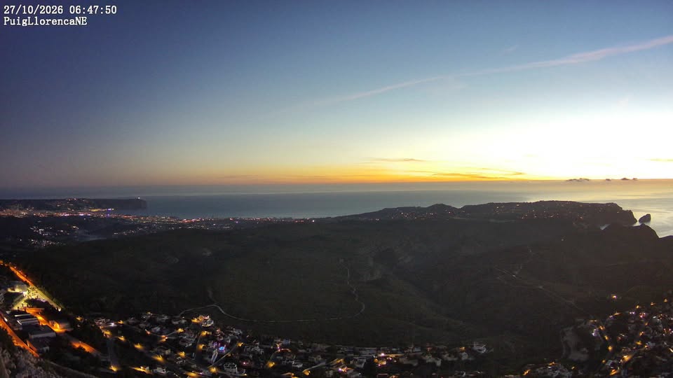 Xàbia mantiene el tiempo soleado este martes con temperaturas en ascenso y máximas de hasta 26 grados