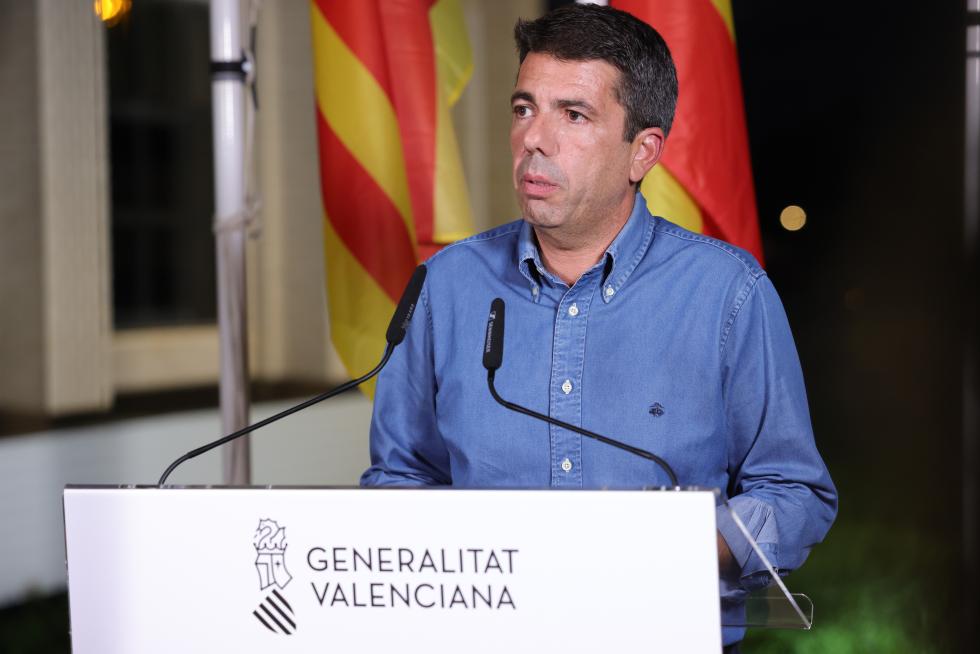 Presidente de la Generalitat Valenciana, Carlos Maz&oacute;n