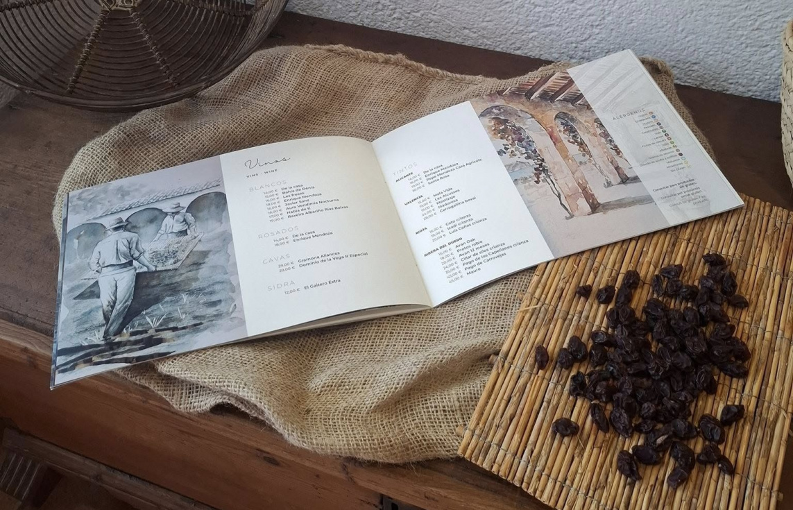 Nueva carta del restaurante El Sequer.