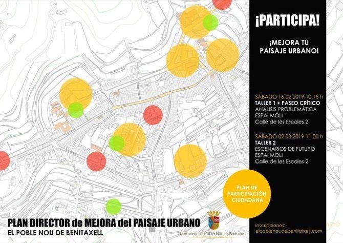 Benitatxell apuesta por la participación ciudadana en un plan de paisaje y regeneración ciudadana