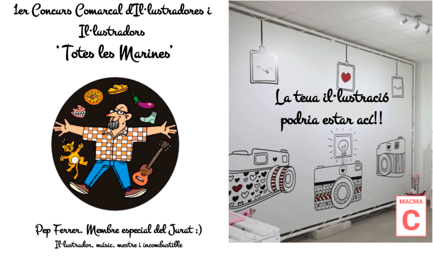 Seis obras se han presentado al I Concurso de Ilustradoras e Ilustradores organizado por la Macma