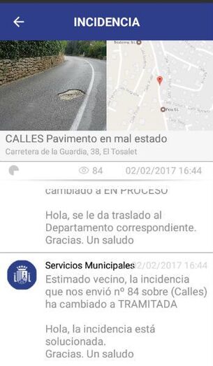 Municipal APP Xàbia Connecta has received almost 6,000 reports since launch