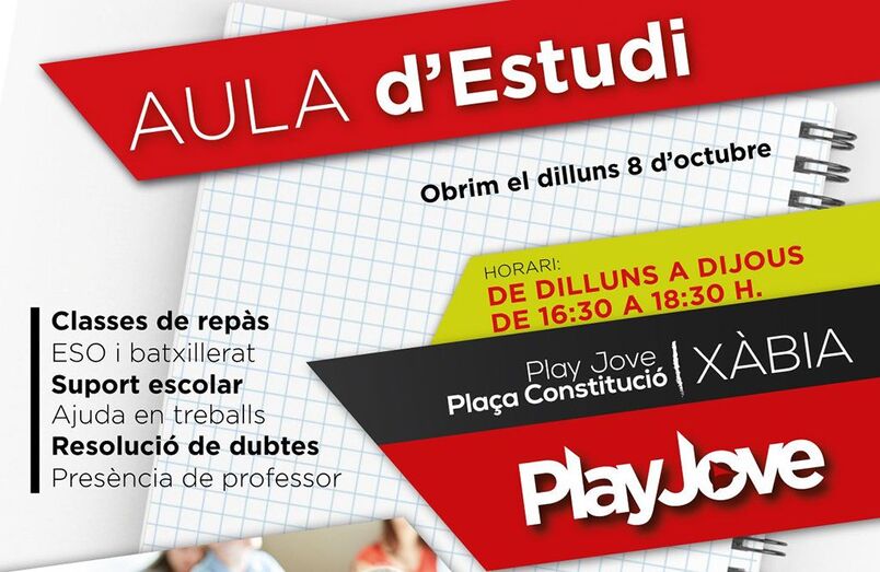 El Play Jove abrirá su aula de estudio y apoyo escolar a partir del próximo lunes