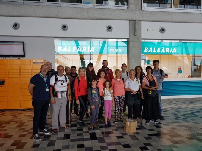 El camino del Alba hará parada en la estación de Baleària Port