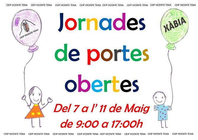 El colegio Vicente Tena celebra una jornada de puertas abiertas
