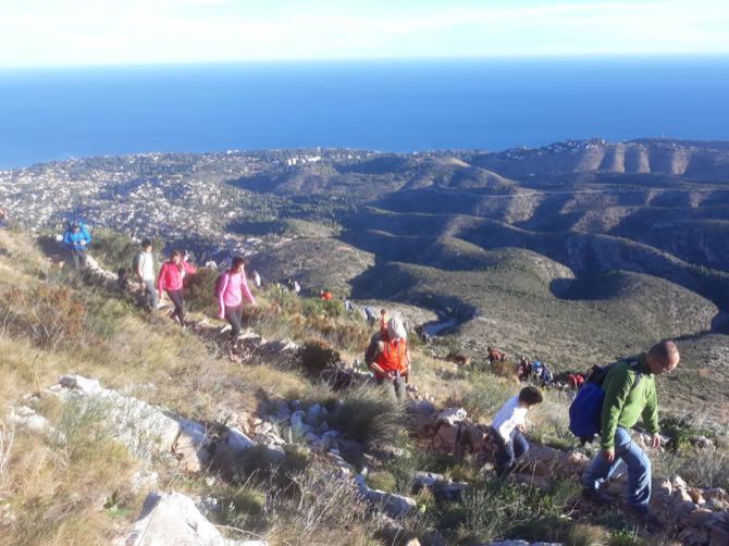 El Montgó, la tercera cima del ciclo del Centre Excursionista de Xàbia