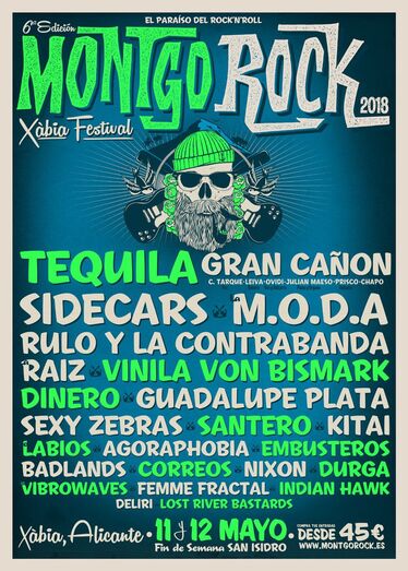 Quien actúa y a qué hora en el Montgorock