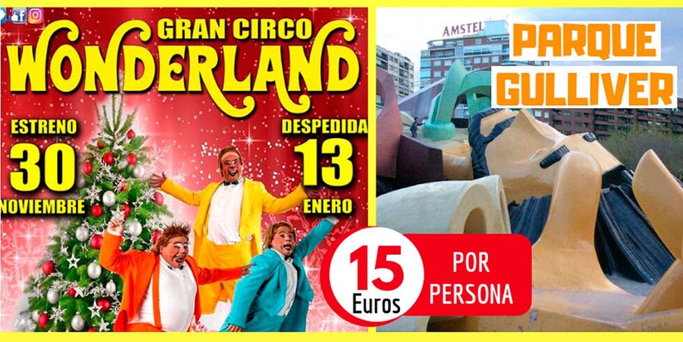 La parroquia de Loreto propone una visita familiar al parque Gulliver y al circo estas Navidades