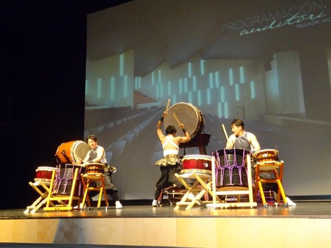 La percusión tradicional japonesa llega al auditorio de Teulada