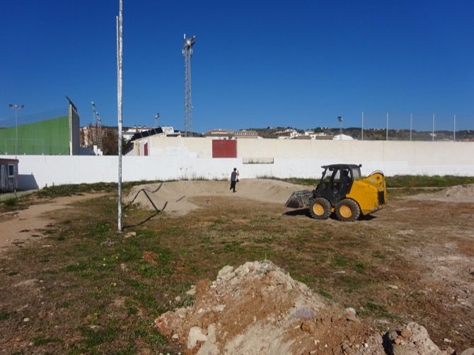 Comienza la construcción de una pista de Pumptrack