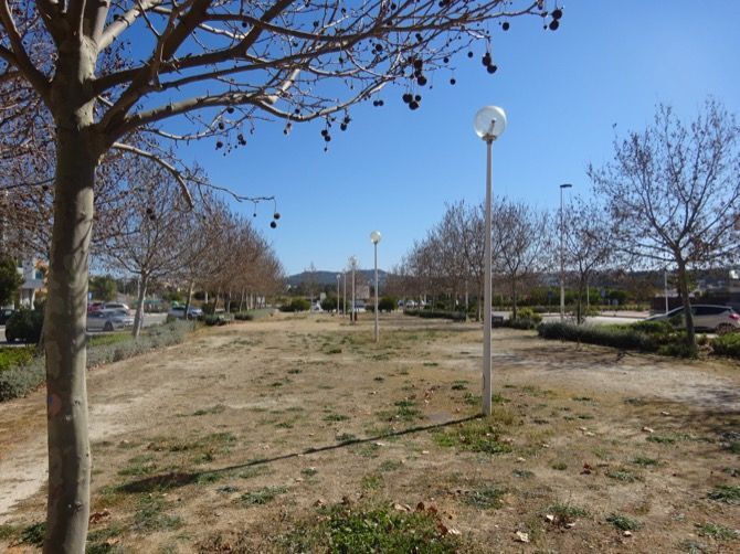 Reparan las farolas de la zona verde del Arenal