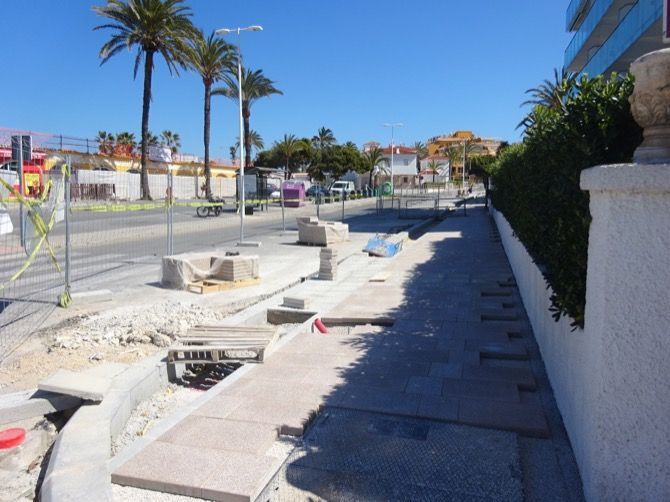 Las obras de la avenida Ultramar se hacen visibles en el Arenal