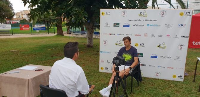 David Ferrer asegura que le hacía mucha ilusión tener un torneo junior en el Club de Tenis Jávea