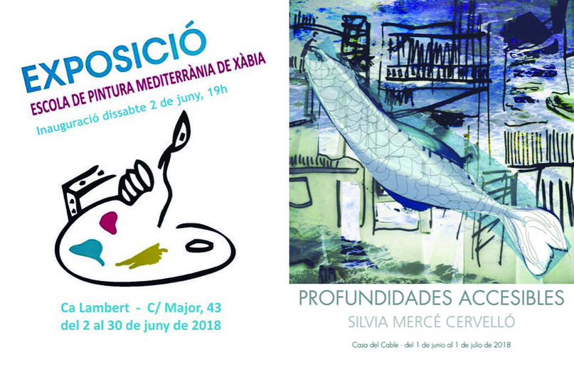 La Escola de Pintura Mediterrània y la artista Silvia Mercé, protagonistas de las exposiciones de junio