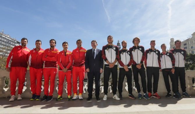 David Ferrer abre la Copa Davis en Valencia