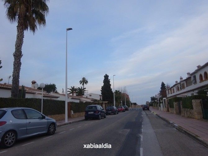 Xàbia asume -tras muchos años- el alumbrado de la calle Venecia