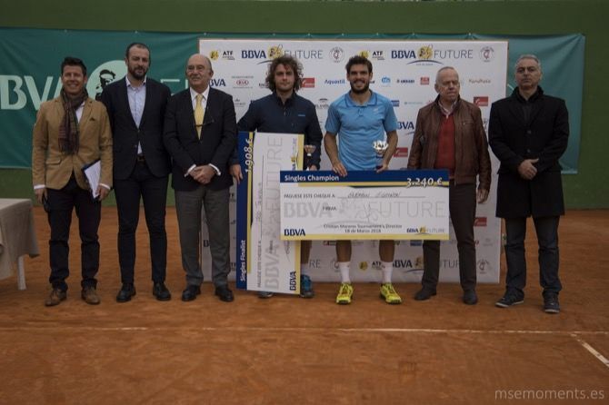 El II torneo BBVA Future se queda en casa: se impone el jugador de la academia Ferrer Germain Gigounon
