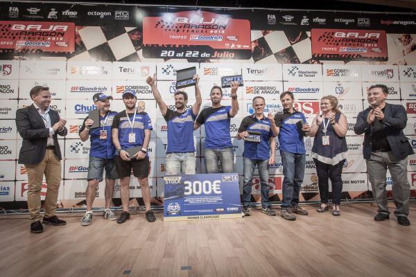 El piloto Sergio Hernández completa la Baja Aragón en el tercer puesto de su categoría
