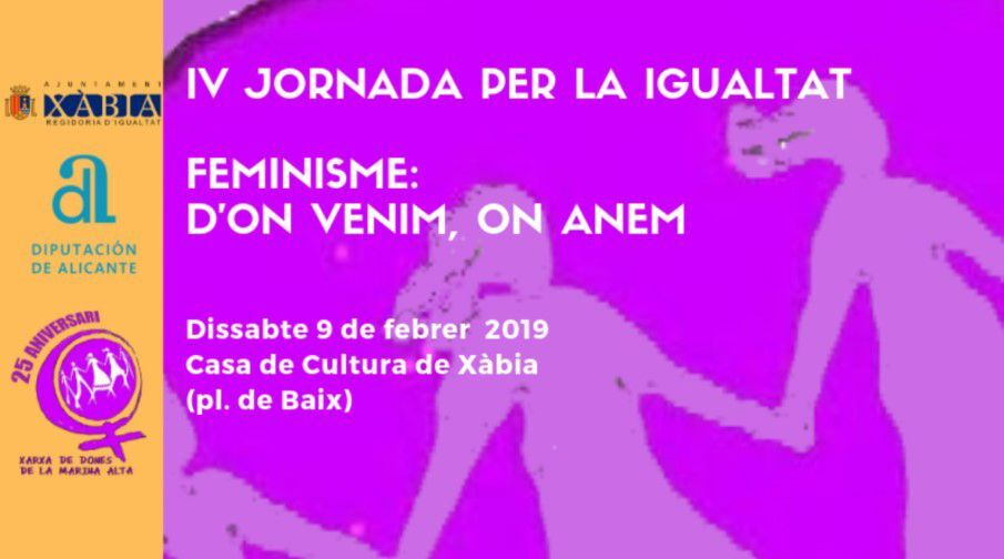 Xàbia celebra sus jornadas dedicadas a la Igualdad y el feminismo el próximo sábado