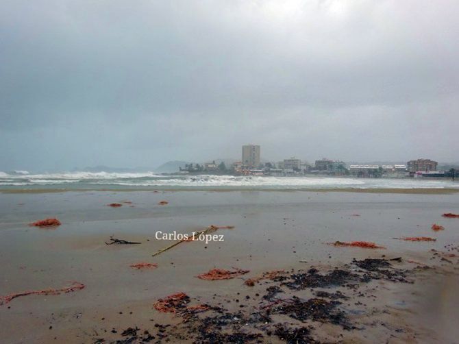 Xàbia acumula más de 60 mm de lluvia en la zona Freginal y el Cabo de la Nao