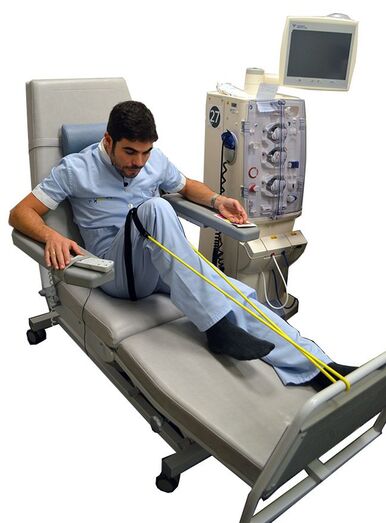Los pacientes con insuficiencia renal podrán realizar gimnasia durante las sesiones de hemodiálisis