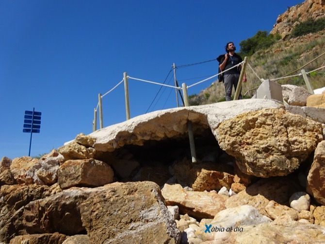 Las obras de emergencia en el Puerto de Xàbia, paralizadas por estar en el ámbito de la Reserva Marina