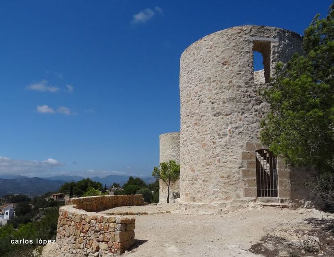 Recorre en 3D los Molinos de Les Planes de Xàbia