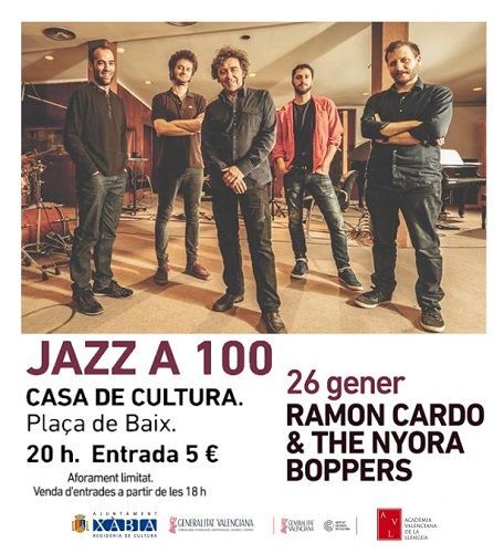 Ramón Cardo & The Nyora Boppers abren este viernes el ciclo “Jazz a 100” en Xàbia