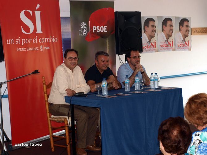 La consellera Ana Barceló participa en un acto del PSPV en Xàbia