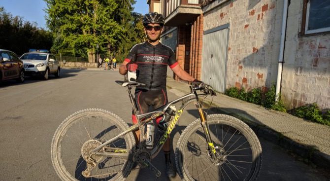 Los corredores del Club Xàbia Bikers Paco Sapena y Fran B. Estarlich participaron en 